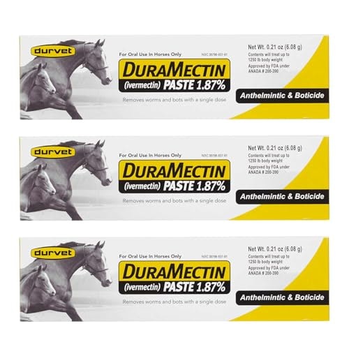 Durvet Duramectin Equine Wormer Paste 3-Pack: $28.47 Durvet Duramectin Equine Wormer Paste 3-Pack: $28.47
