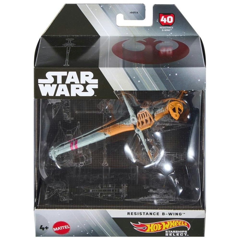 Hot Wheels Starships Select Resistance B-Wing Diecast Vehicle: $22.50 Hot Wheels Starships Select Resistance B-Wing Diecast Vehicle: $22.50