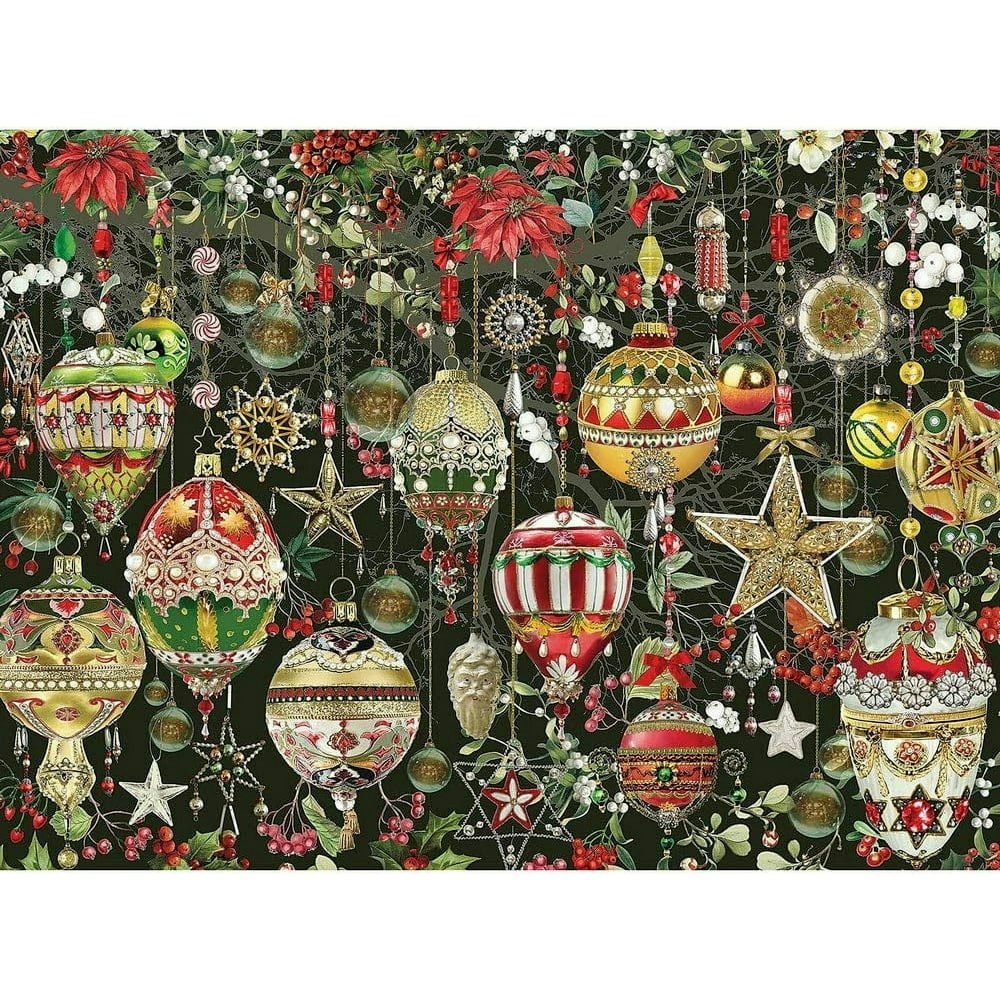 Bits and Pieces Barbara Behr Christmas Ornaments 1,000-Piece Jigsaw Puzzle: $14.99 Bits and Pieces Barbara Behr Christmas Ornaments 1,000-Piece Jigsaw Puzzle: $14.99