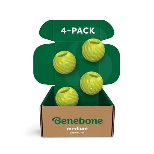 Benebone Rubber Ball 4-Pack: $27.33