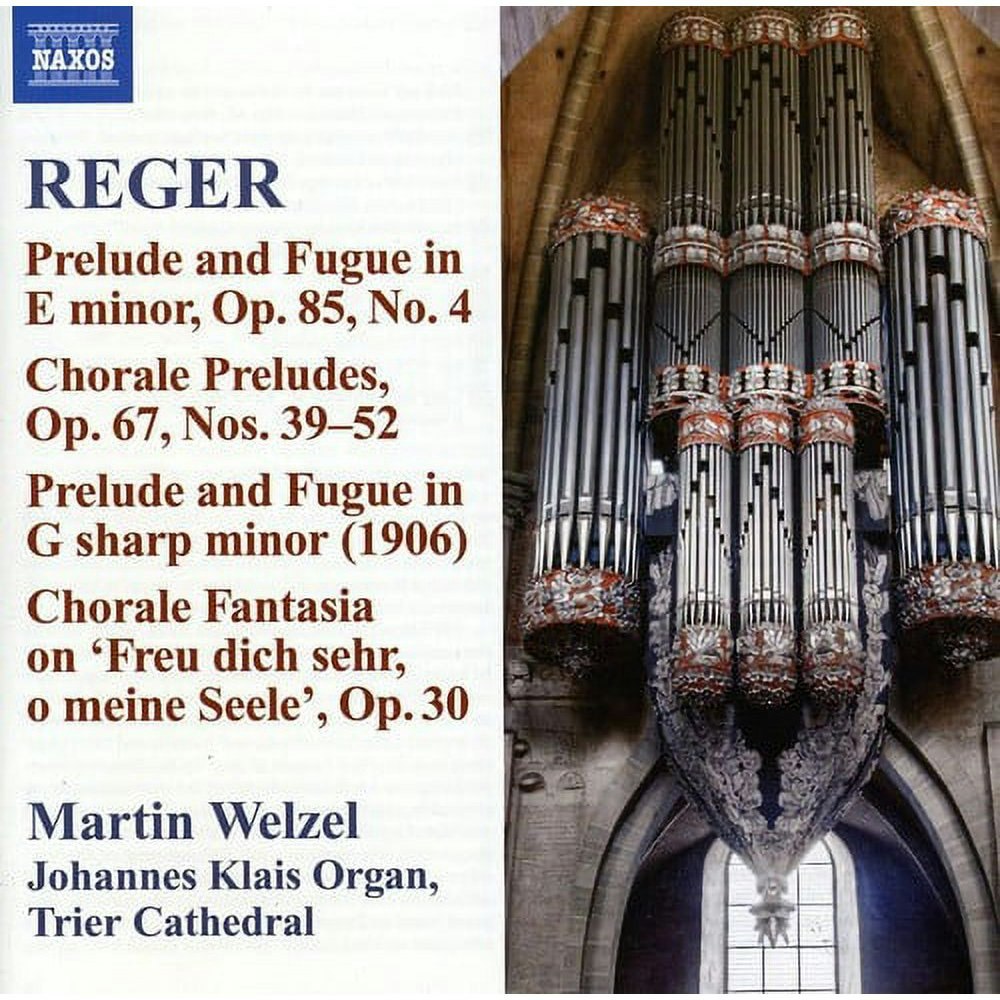 Martin Welzel Reger Organ Works CD: $12.99