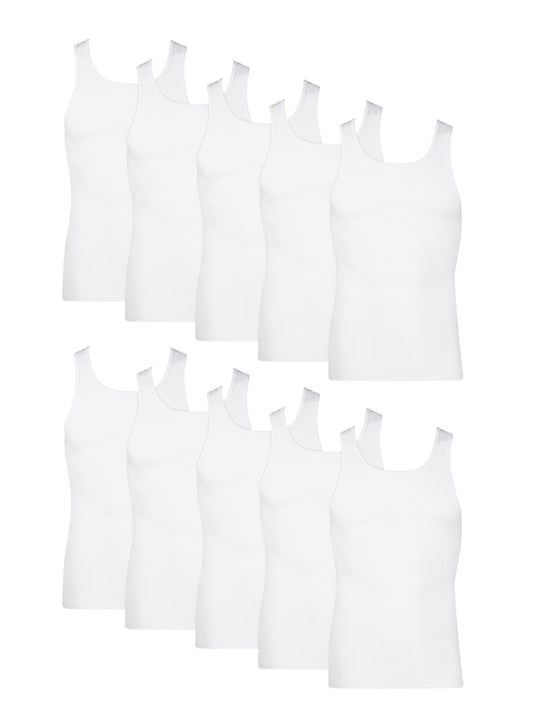 Hanes Men's Tank Undershirts 10-Pack: $12 Hanes Men's Tank Undershirts 10-Pack: $12