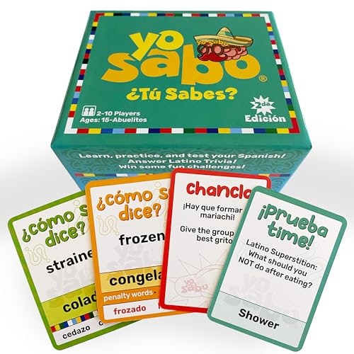 Yo Sabo Edition 2 Bilingual Card Game 198-Count: $19.99 Yo Sabo Edition 2 Bilingual Card Game 198-Count: $19.99