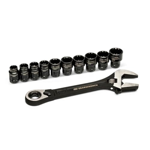 Gearwrench 11-Piece Pass-Through Adjustable Wrench Set: $30.77