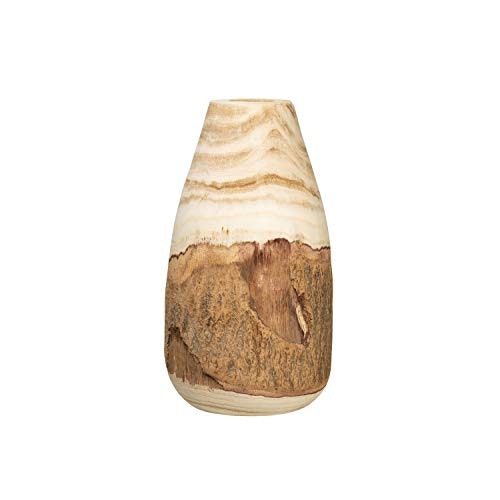 Creative Co-Op 13-inch Carved Paulownia Wood Vase: $19.06 Creative Co-Op 13-inch Carved Paulownia Wood Vase: $19.06
