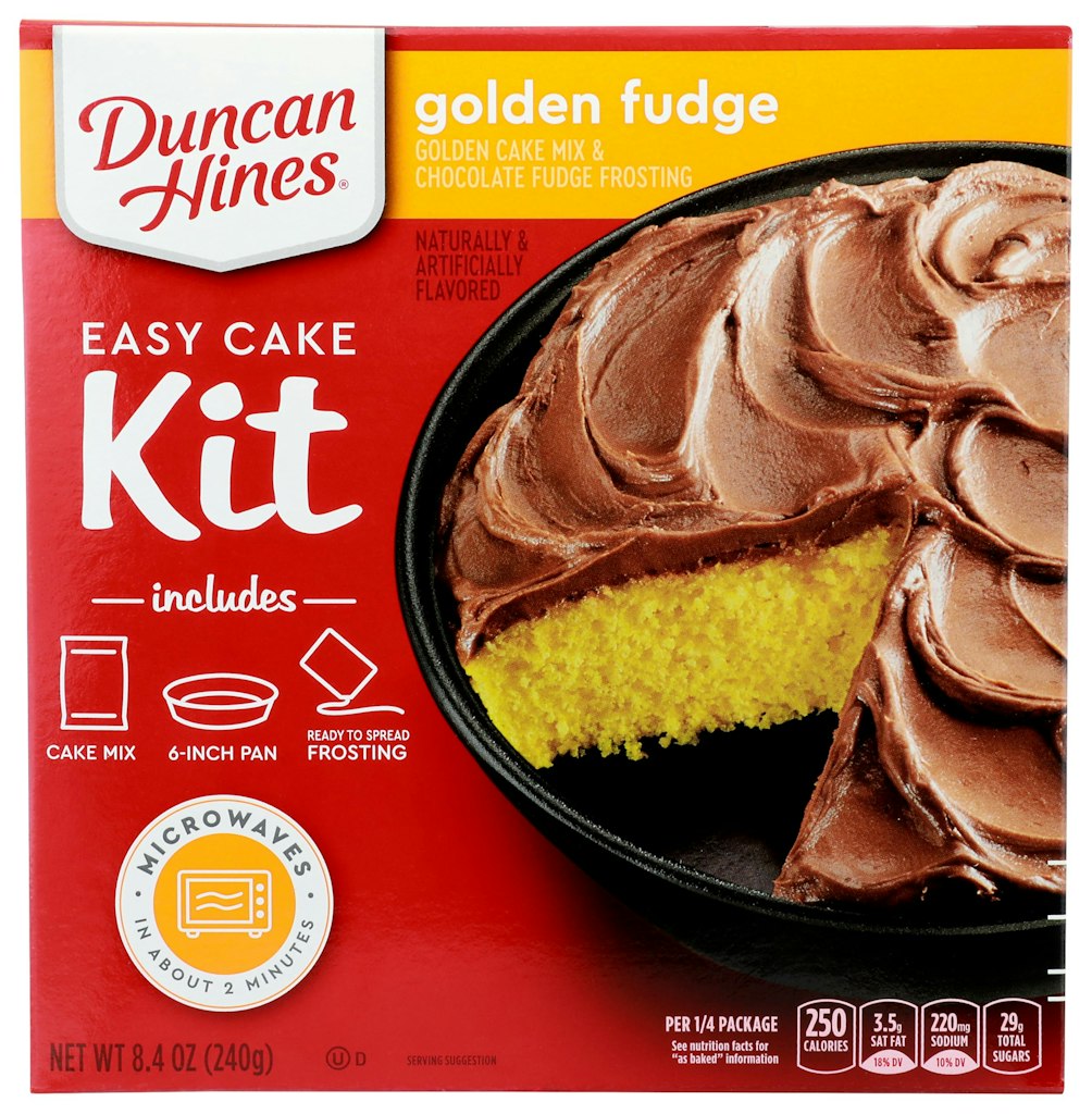 Duncan Hines Easy Cake Kit Golden Fudge Cake Mix: $2.19 via Sub. & Save