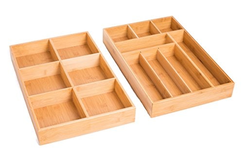 Birdrock Home Bamboo Drawer Organizer 2-Pack: $30.42 Birdrock Home Bamboo Drawer Organizer 2-Pack: $30.42