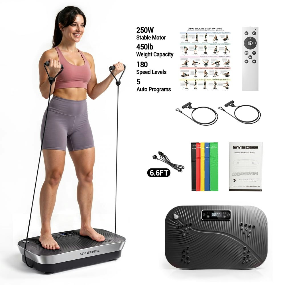 Syedee Vibration Plate Exercise Machine: $55.99 Syedee Vibration Plate Exercise Machine: $55.99