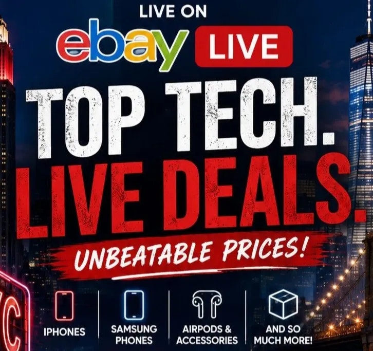 Tech Deals on eBay Live: Deals from $1, from 2pm Tech Deals on eBay Live: Deals from $1, from 2pm