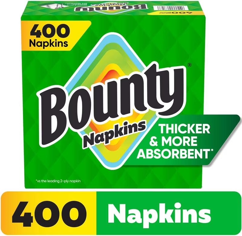 Bounty Everyday White 400-Count Paper Napkins: $5.74 Bounty Everyday White 400-Count Paper Napkins: $5.74