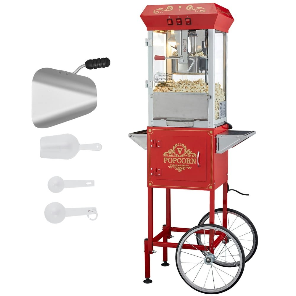 Vevor 8-Ounce Popcorn Machine with Cart: $199.90