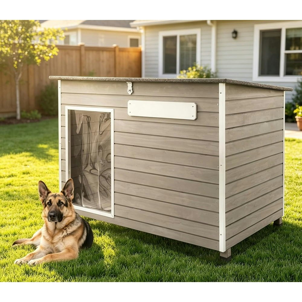 Petscosset 41-Inch Outdoor Dog House: $129.99 Petscosset 41-Inch Outdoor Dog House: $129.99
