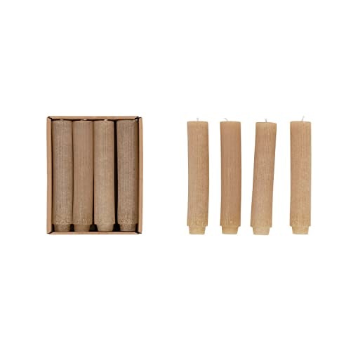 Creative Co-Op Pleated Taper Candles 12-Pack: $15.21 Creative Co-Op Pleated Taper Candles 12-Pack: $15.21