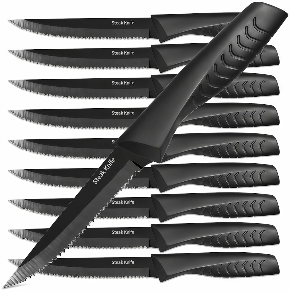 8" Steak Knife Set 10-Pack: $16