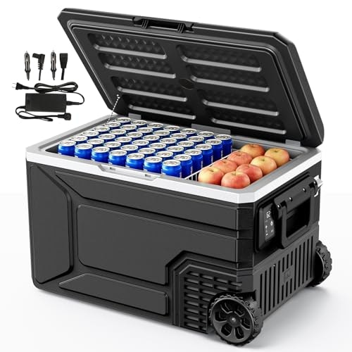 68QT 12V Electric Portable Cooler with Wheels: $239.99 68QT 12V Electric Portable Cooler with Wheels: $239.99