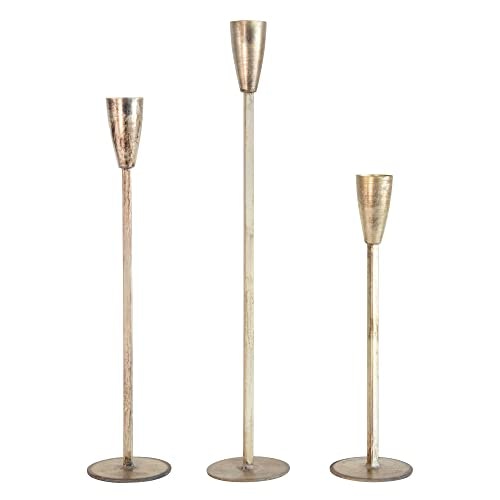 Creative Co-Op Metal Taper Candle Holders 3-Pack: $29.12
