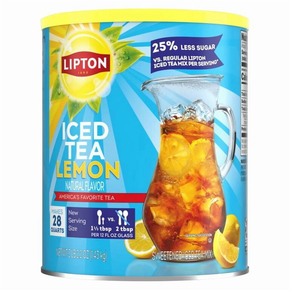 Lipton Lemon Iced Tea Mix 28-Quart Canister: $12.29 Lipton Lemon Iced Tea Mix 28-Quart Canister: $12.29