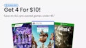 GameStop Pre-Owned Games for 4 titles for $10 in store