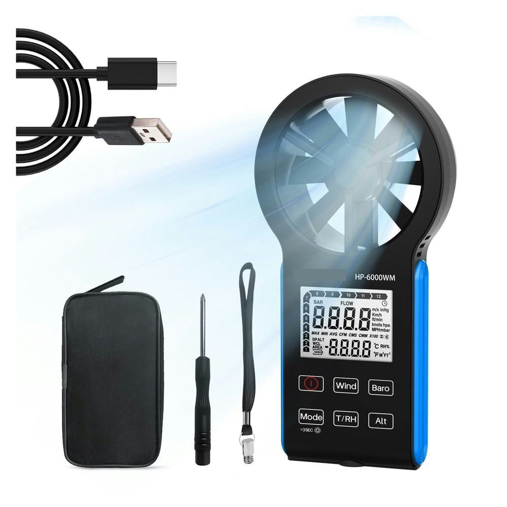 Digital Anemometer and Barometer: $80.02 Digital Anemometer and Barometer: $80.02