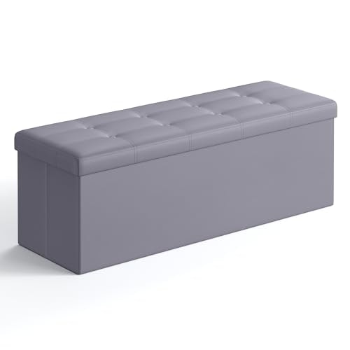 Songmics Mazie 43-Inch Folding Storage Ottoman Bench: $39.97 Songmics Mazie 43-Inch Folding Storage Ottoman Bench: $39.97