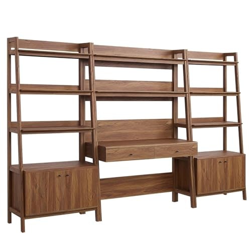 Modway Bixby 3-Piece Desk and Bookshelf Set: $795.65 Modway Bixby 3-Piece Desk and Bookshelf Set: $795.65