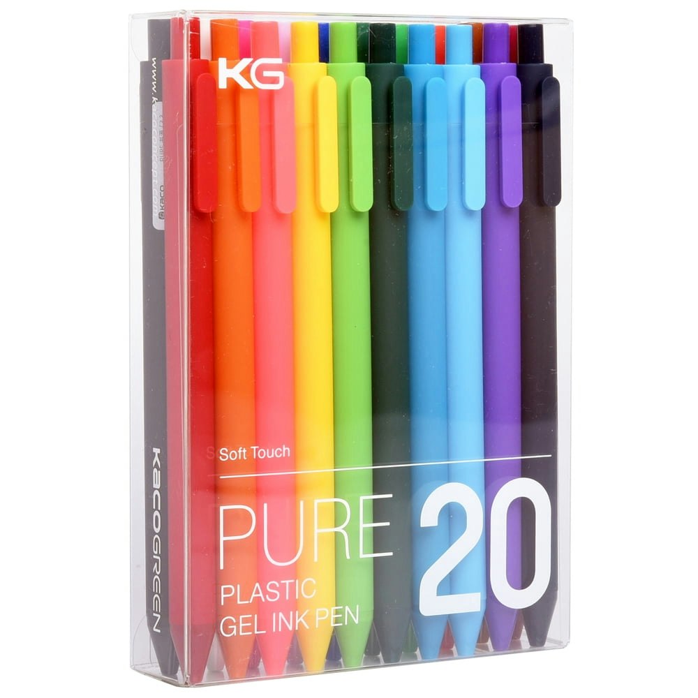 Kaco PURE 0.5mm Gel Pen 20-Pack: $9.59