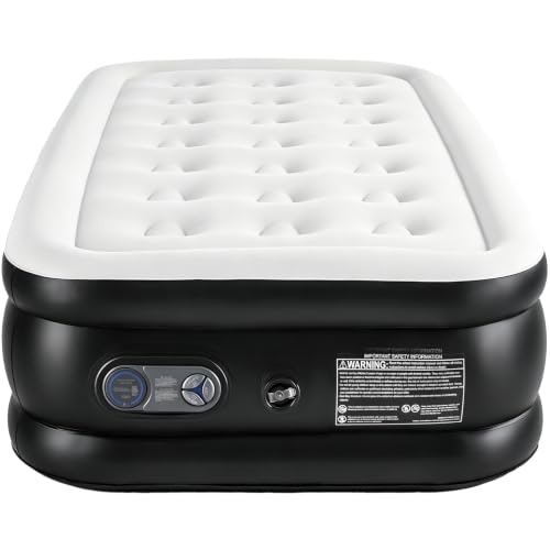 Sweetcrispy Twin 18-Inch Double-Height Air Mattress: $35.96 Sweetcrispy Twin 18-Inch Double-Height Air Mattress: $35.96