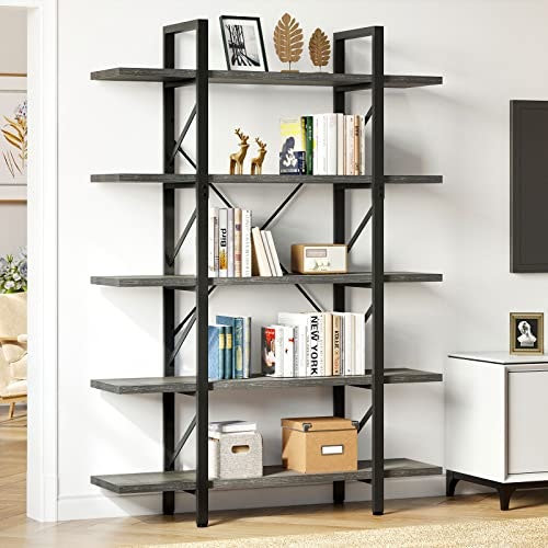 Yitahome 5-Tier 70.9-Inch Industrial Bookshelf: $59.99 Yitahome 5-Tier 70.9-Inch Industrial Bookshelf: $59.99