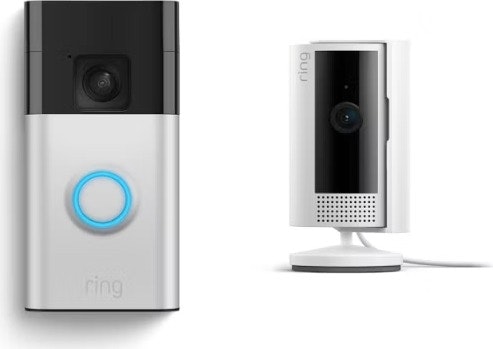 Ring Battery Doorbell w/ Ring 2nd-Gen Indoor Cam: $70