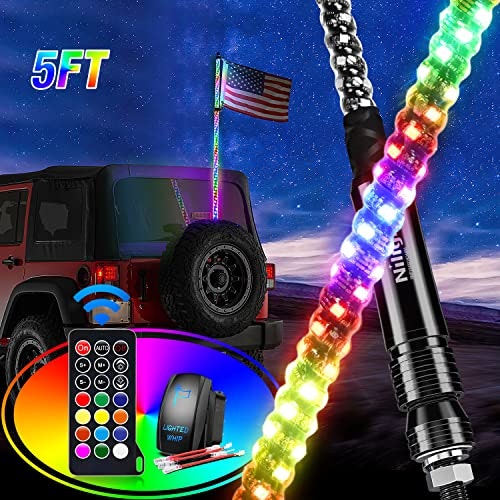 Nilight 5-Foot RGB LED Whip Light 2-Pack: $87.18 Nilight 5-Foot RGB LED Whip Light 2-Pack: $87.18