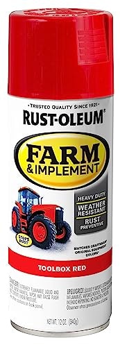 Rust-Oleum Farm & Implement Toolbox Red Spray Paint: $9.99 Rust-Oleum Farm & Implement Toolbox Red Spray Paint: $9.99