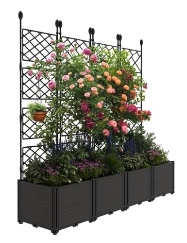Garvee 50x63-inch Planter Box with Trellis: $74.69 Garvee 50x63-inch Planter Box with Trellis: $74.69