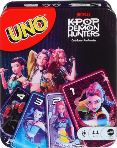 Mattel Games UNO Netflix Demon Hunters Card Game: $12.36 Mattel Games UNO Netflix Demon Hunters Card Game: $12.36