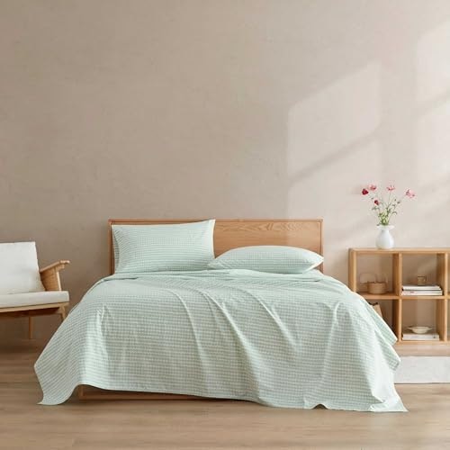 Marimekko Queen Size Cotton Percale Sheet Set 4-Piece: $99.99