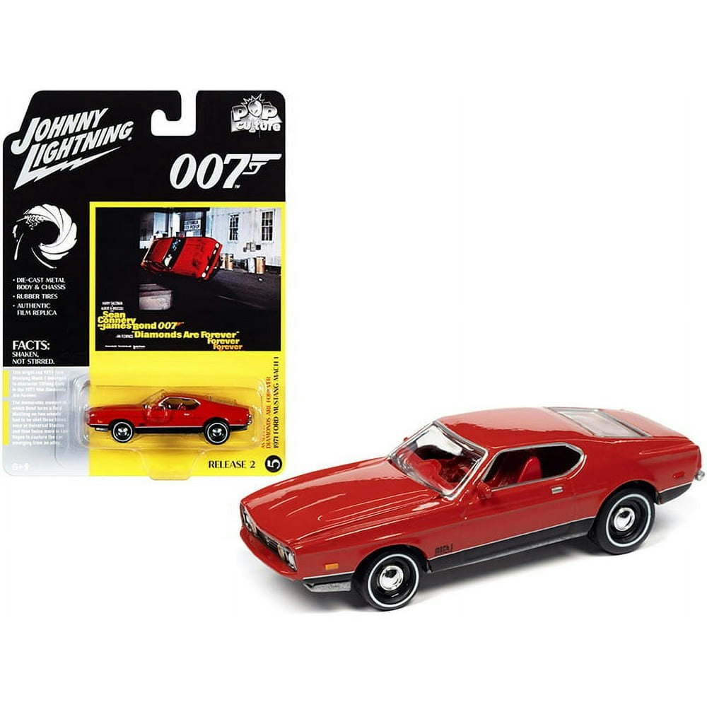 Johnny Lightning 1971 Ford Mustang Mach 1 Diecast Model Car: $12.99
