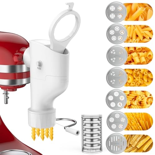 Fedowal Pasta Press Attachment for KitchenAid Stand Mixer 7-Plate Set: $55.24
