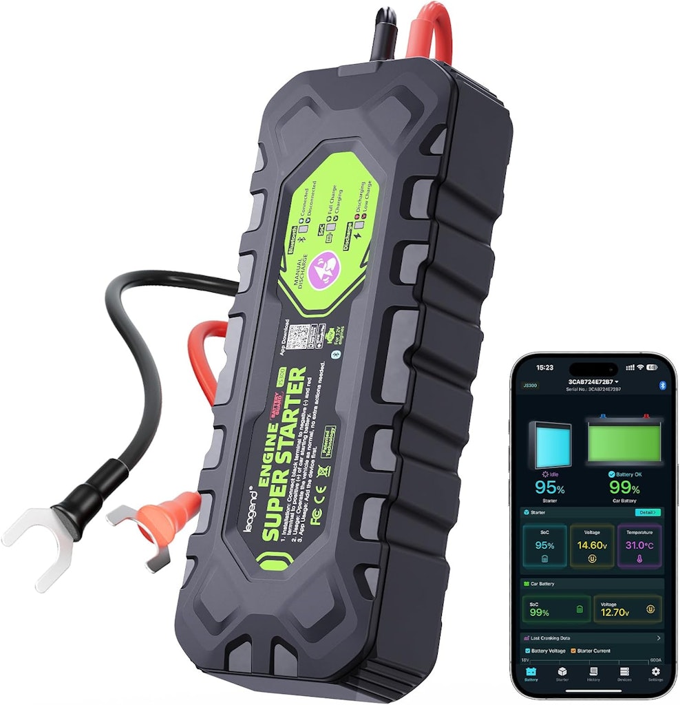 Leagend 1,000A Permanent Mount Super Capacitor Jump Starter: $119.99 Leagend 1,000A Permanent Mount Super Capacitor Jump Starter: $119.99