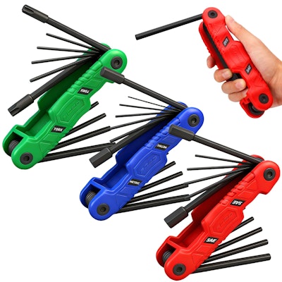 34-Piece Folding Hex Key Set for $17 + free shipping w/ Prime