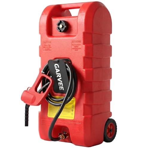 Garvee 15-Gallon Portable Gas Caddy with Manual Pump: $109.99 Garvee 15-Gallon Portable Gas Caddy with Manual Pump: $109.99
