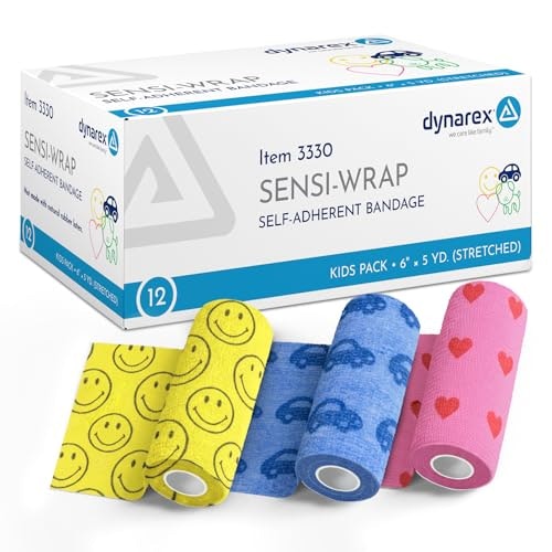 Dynarex Sensi-Wrap Self-Adhesive Bandage 6" x 5 Yards 12-Pack: $14 Dynarex Sensi-Wrap Self-Adhesive Bandage 6" x 5 Yards 12-Pack: $14
