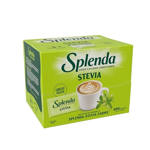 Splenda Stevia Zero Calorie Sweetener Packets 400-Count: $13.40 Splenda Stevia Zero Calorie Sweetener Packets 400-Count: $13.40