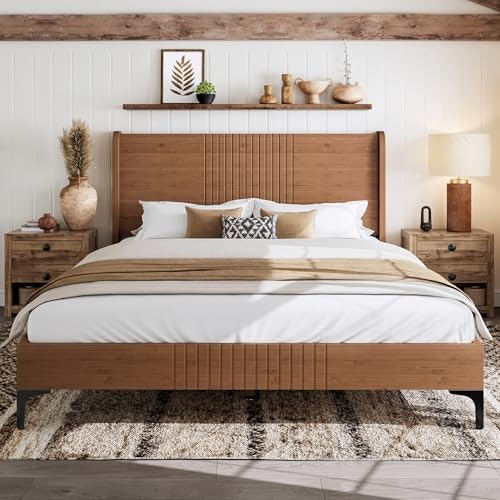 Keiki Queen Mid-Century Platform Bed: $349.90 Keiki Queen Mid-Century Platform Bed: $349.90