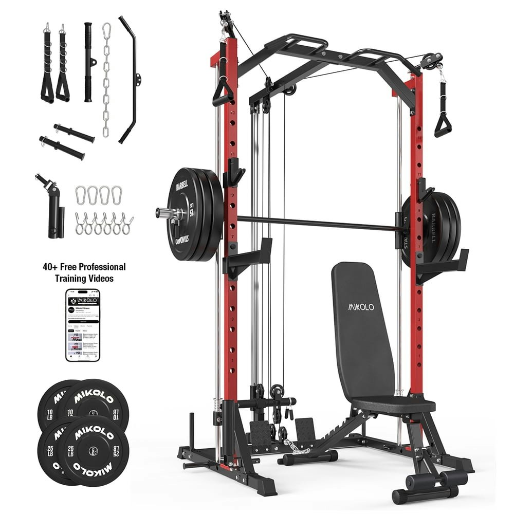 Mikolo 1,000-Pound 7-in-1 Smith Machine Home Gym: $469.99 Mikolo 1,000-Pound 7-in-1 Smith Machine Home Gym: $469.99