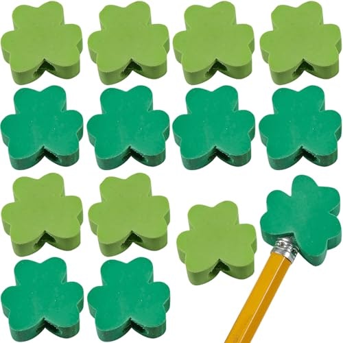 Fun Express 3/4-Inch Shamrock Rubber Eraser Pencil Toppers 24-Pack: $5.18 Fun Express 3/4-Inch Shamrock Rubber Eraser Pencil Toppers 24-Pack: $5.18
