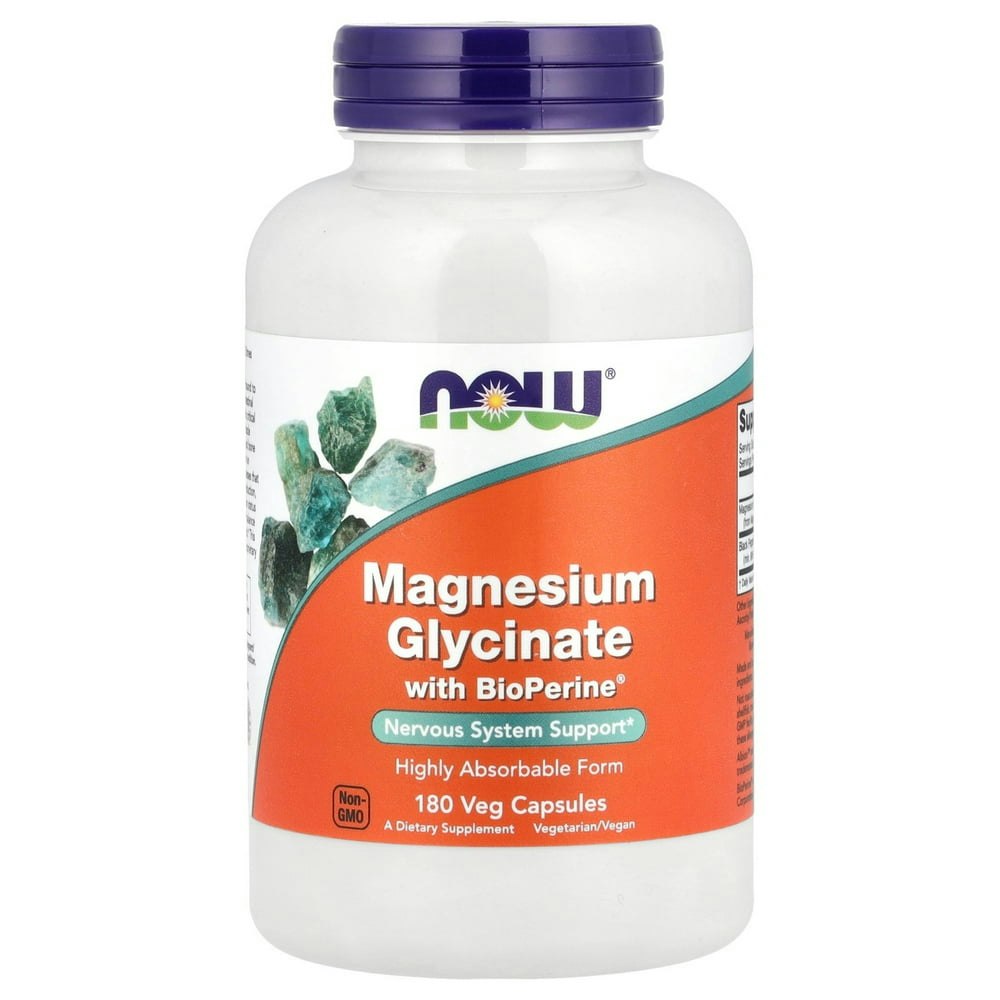 Now Supplements 100mg Magnesium Glycinate 180-Capsule Bottle: $20.82 Now Supplements 100mg Magnesium Glycinate 180-Capsule Bottle: $20.82