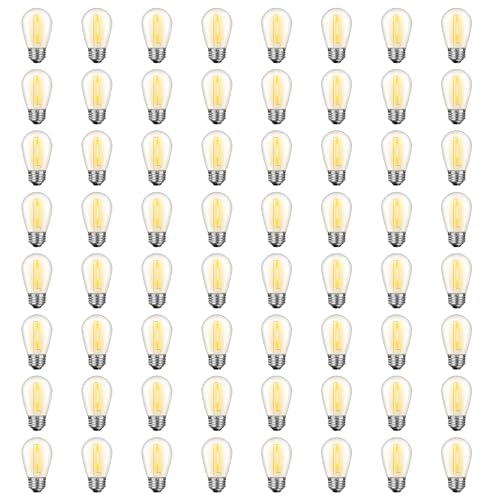 GvvooHome S14 LED String Light Bulbs 64-Pack: $49.39 GvvooHome S14 LED String Light Bulbs 64-Pack: $49.39