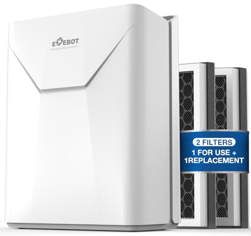 Eoebot Air Purifier w/ 2 HEPA Filters: $116.99 Eoebot Air Purifier w/ 2 HEPA Filters: $116.99