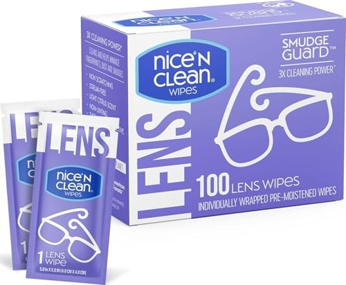 Nice 'n Clean SmudgeGuard Lens Cleaning Wipes 100-Pack: $4.53 Nice 'n Clean SmudgeGuard Lens Cleaning Wipes 100-Pack: $4.53