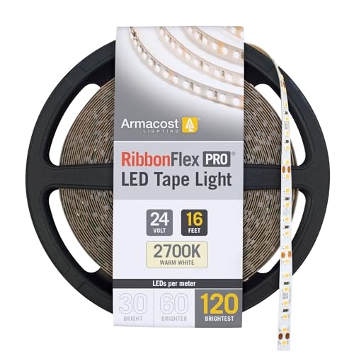 Armacost Lighting RibbonFlex Pro 24V White LED Strip Lights 16.4-Foot: $59.09 Armacost Lighting RibbonFlex Pro 24V White LED Strip Lights 16.4-Foot: $59.09