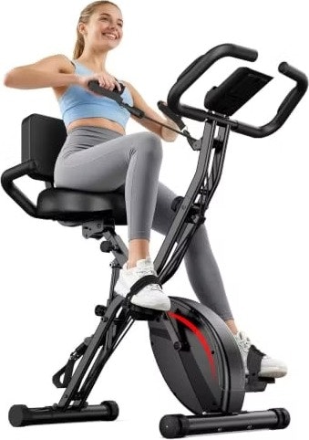 Pleny 5-in-1 Foldable Magnetic Exercise Bike: $83.99 Pleny 5-in-1 Foldable Magnetic Exercise Bike: $83.99